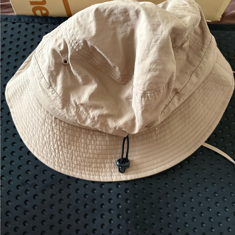Classic Tan Bucket Hat with Adjustable Strap